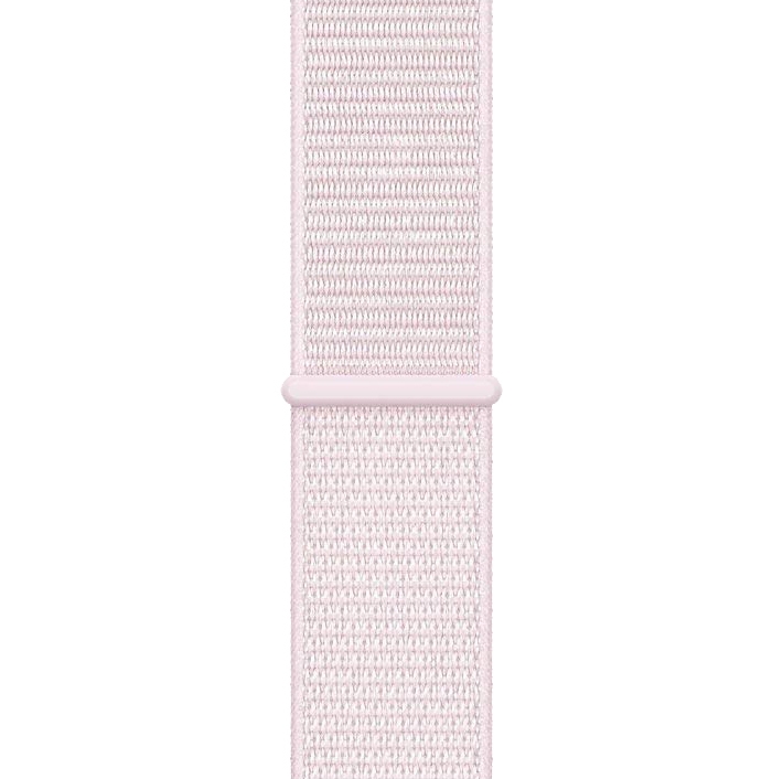 Ремешок для Apple Watch 42/44/45 мм нейлоновый, светло-розовый