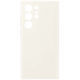 Накладка Silicone Case Logo для Samsung Galaxy S24 Ultra, Пудровая