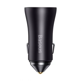 Автомобильное зарядное устройство Baseus Golden Contactor Pro Dual Fast Charger Car Charger C+C 40W Тёмно-серый (CGJP000013)
