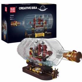 Конструктор Mould King Creative Idea (10085) Корабль в бутылке, 885 деталей