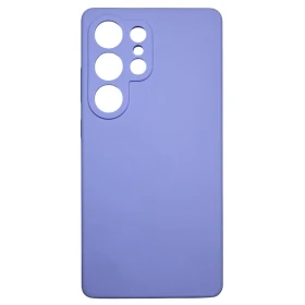 Накладка Silicone Case для Samsung Galaxy S25 Ultra, Лиловая