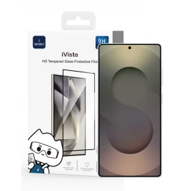 Защитное стекло Wiwu  iVista Tempered Glass для Samsung S25 Ultra, GT-024, Чёрное