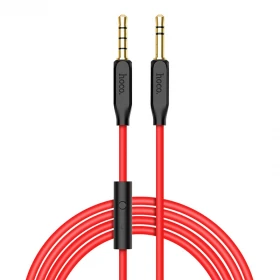 Кабель AUX Hoco Audio cable 3.5mm to 3.5mm, Black (UPA12)