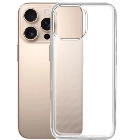 Накладка для iPhone 16 Pro Max силиконовая ультратонкая 0.3 мм, Прозрачная