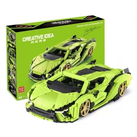 Конструктор Mould King Creative Idea 10011. Lamborghini Sian Verde, 1133 деталей