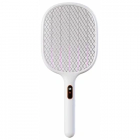 Электрическая мухобойка Qualitell Smart Digital Electric Fly Swatte S1 Pro, Белая (ZSS210903)