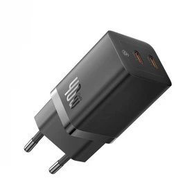 Сетевое зарядное устройство Baseus GaN5 Pro Fast Charger C+C 40W, Черный (CCGP180101)
