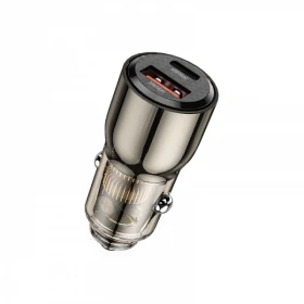 Автомобильное зарядное устройство Wiwu 95W 1USB/1C, Чёрное (Wi-QC012)