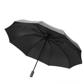 Зонт XiaoMi Zuodu Full Automatic Umbrella Led, Чёрный (ZD107-HEI)