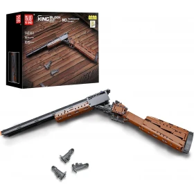 Конструктор Mould King Block Gun 14016. Двуствольный дробовик, 1015 детали