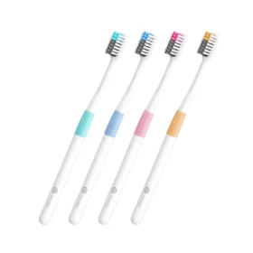 Набор зубных щёток XiaoMi Dr. Bei 4 шт, цветные