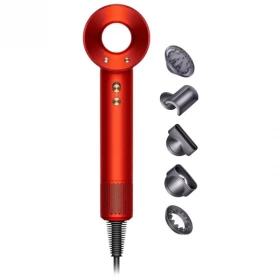 Фен для волос SenCiciMen Hair Dryer HD15, Red (5 насадок)