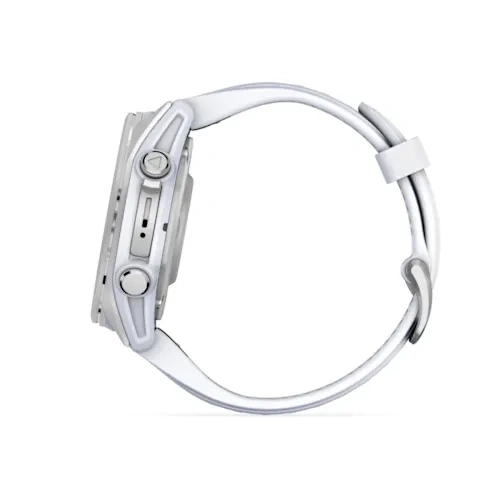 Умные часы Garmin Fenix 8 43mm, Amoled, Silver with Whitestone Silicone Band (010-02903-06). Фото 6