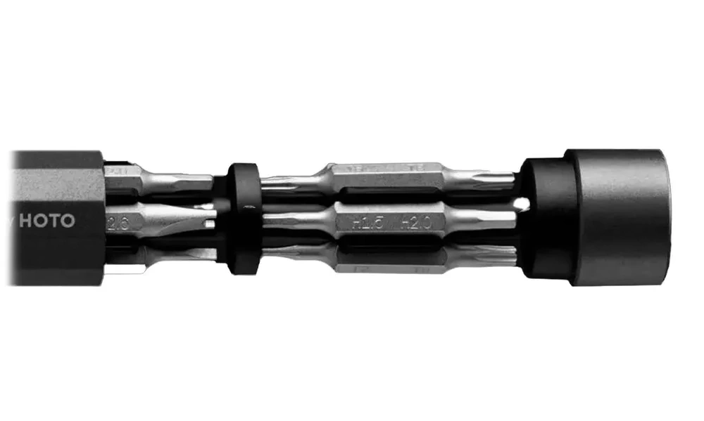 Отвертка с насадками XiaoMi Hoto Precision Screwdriver Kit 24 in 1 QWLSD004, Серая (HTT0005EU). Фото 3
