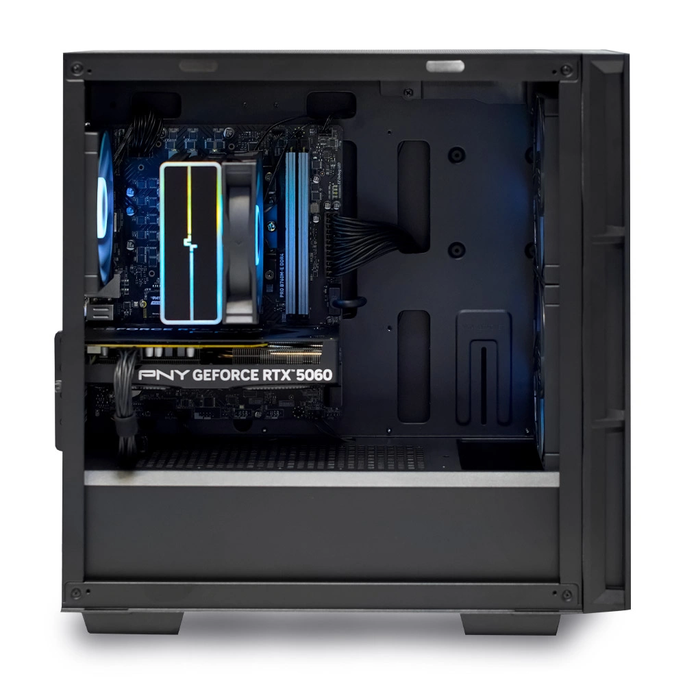 Системный блок CORE M (CH360 Intel Core i5-12400F, 32Гб DDR4, RTX5060, SSD 1Тб M.2, MSI B760M-E, 650Вт). Фото 2