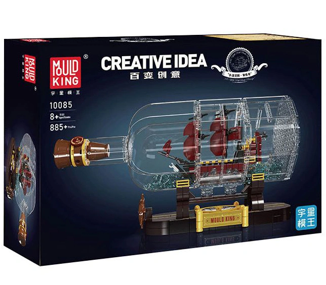 Конструктор Mould King Creative Idea (10085) Корабль в бутылке, 885 деталей. Фото 3