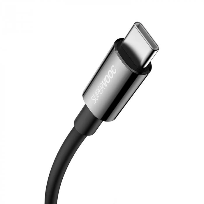 Кабель Baseus Superior Series (SUPERVOOC) Fast USB to Type-C 65W 2м, Чёрный (CAYS001001). Фото 2