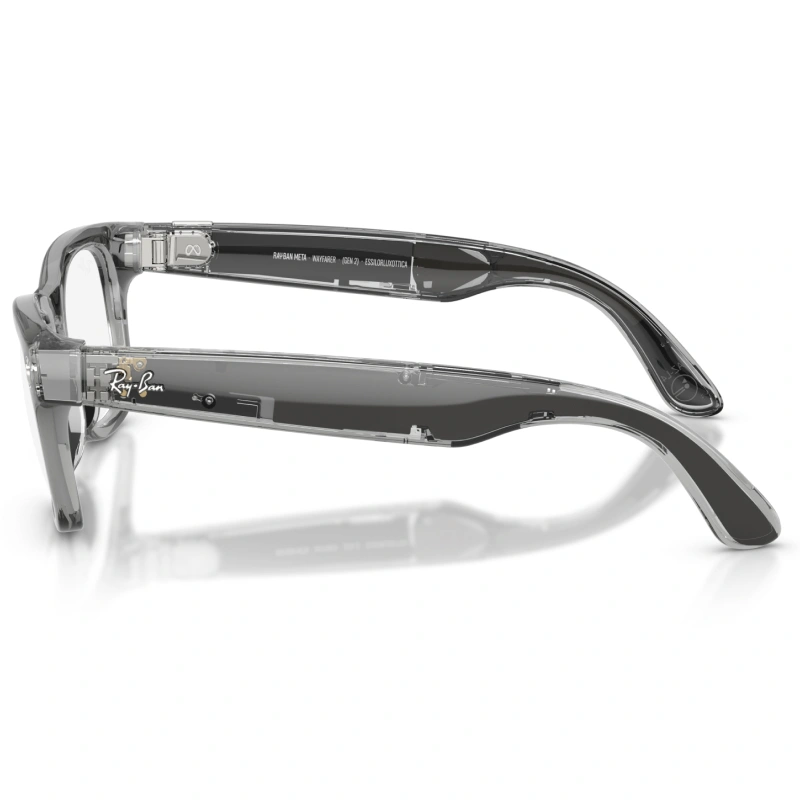 Умные очки Ray Ban Wayfarer (Gen 2) RW4012 Глянцевый серый/синий фотохром L 155-53mm (662/8MF53). Фото 3
