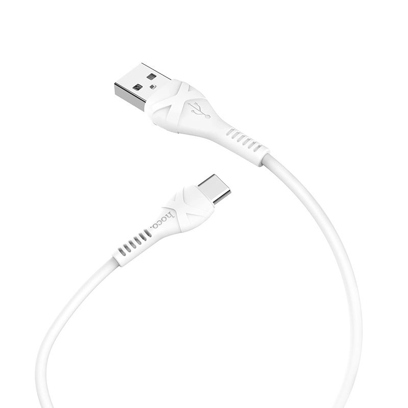 Кабель Hoco X37 Cool power USB - USB-C 1м, Белый. Фото 3