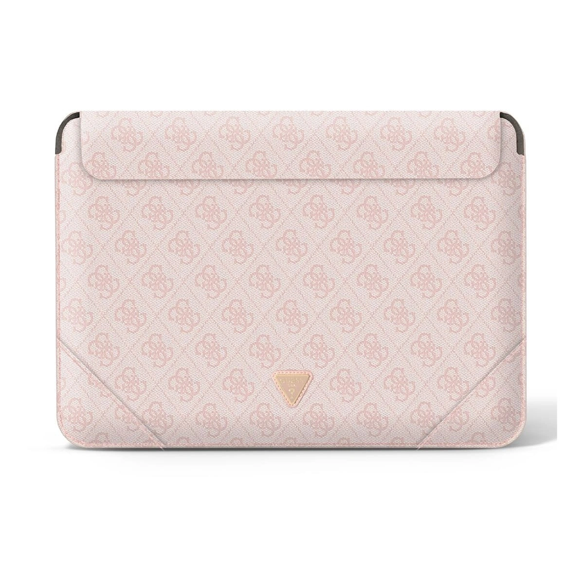 Чехол Guess Sleeve 4G with Triangle metal logo для MacBook 13"/14", Розовый (GUCS14P4TP). Фото 1