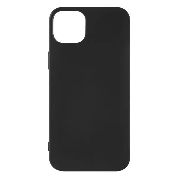 Накладка Silicone Case для iPhone 14, Чёрная. Фото 1