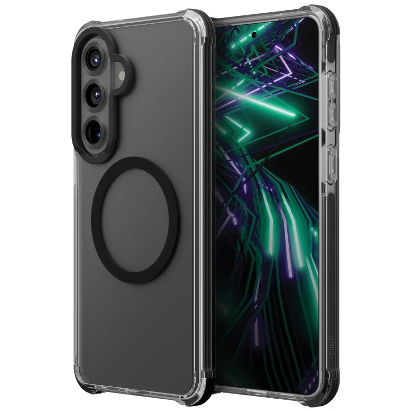 Накладка Uniq Combat Triple-Layer Defense (MagSafe) для Samsung Galaxy S26, Black (GS26HYB-COMMCBLK). Фото 2