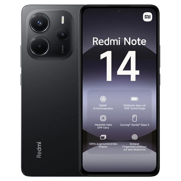 Смартфон Redmi Note 14 8/256Гб Чёрный (Без NFC). Фото 7