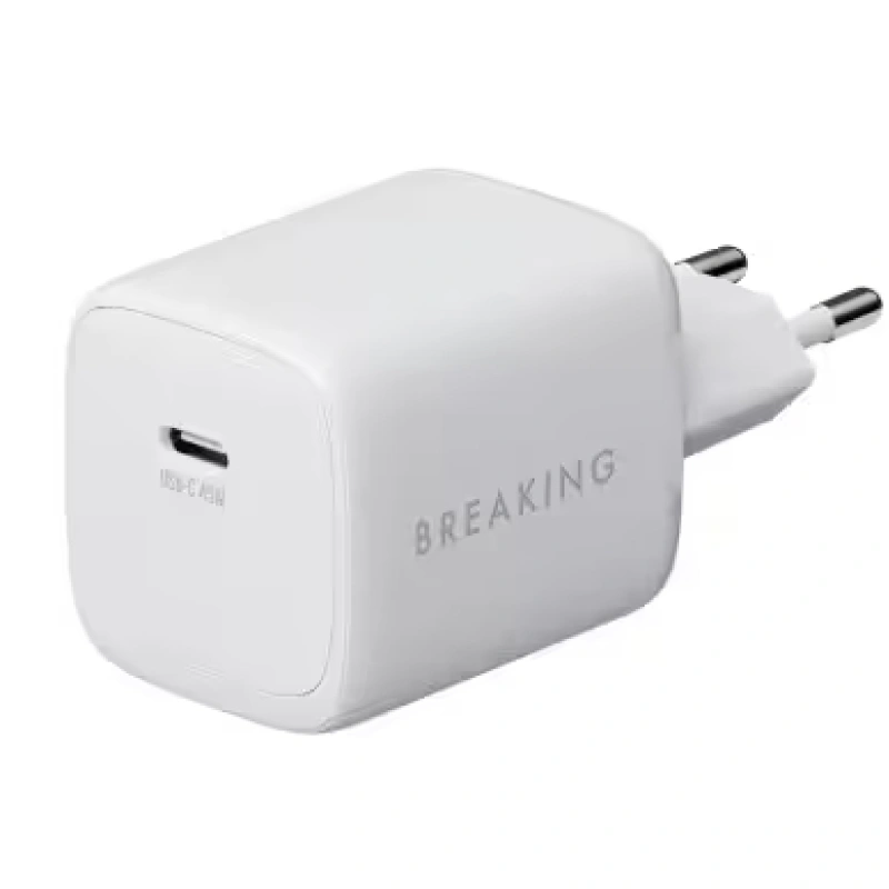 Сетевое зарядное устройство Breaking USB-C P-20 45W, Белый. Фото 1