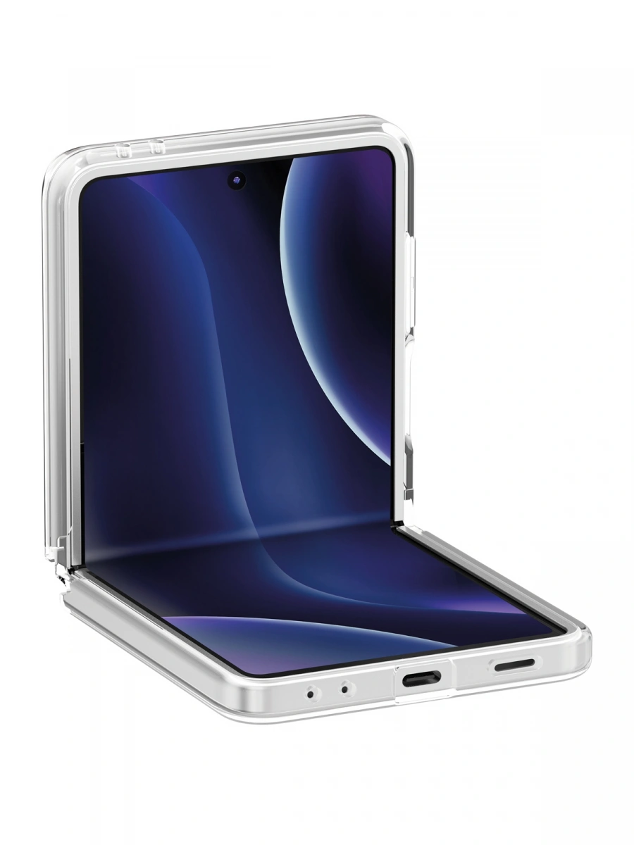 Чехол Uniq Hybrid для Samsung Galaxy Z Flip7 LifePro Xtreme (MagSafe), Clear (GZFLIP7HYB-LPRXMCLR). Фото 2