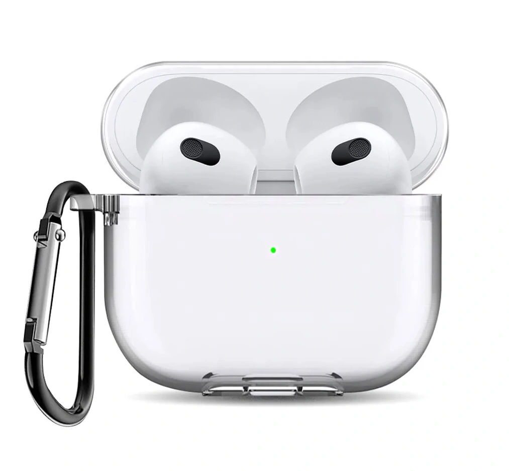 Чехол Gurdini для наушников AirPods 4, Прозрачный. Фото 1
