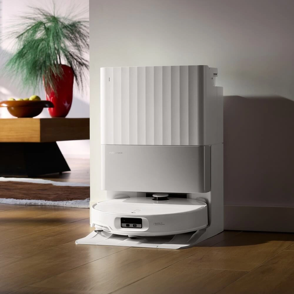 Робот-пылесос Roborock Qrevo EdgeT, Белый (RRE0VSC). Фото 11