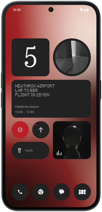 Смартфон Nothing Phone (2A) A142 12/256Gb, Black. Фото 3