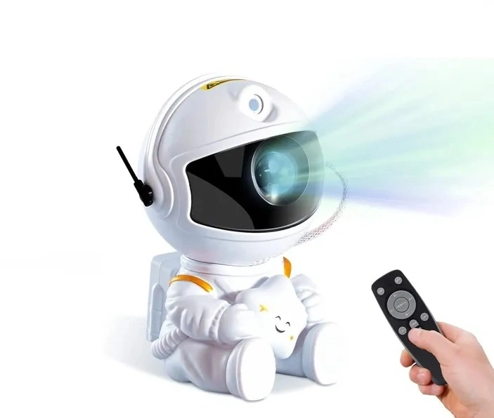 Детский ночник-проектор Космонавт "Звёздное небо" с пультом. Фото 2