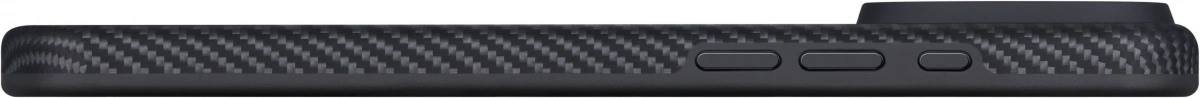 Накладка Pitaka для iPhone 17 Pro Max Aramid UltraGuard Case, Чёрно-серая (KI1701PBM). Фото 5