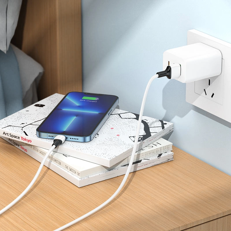 Кабель Borofone X84 Type-A- Lightning 1м, Чёрный. Фото 5