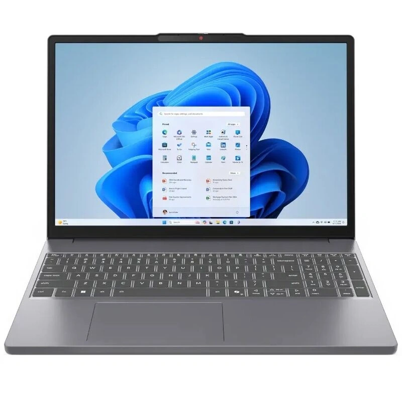 Lenovo IdeaPad Slim 3 15IRH10 Серый (15.3", Intel Core i5 13420H, 16Гб, 1 Тб SSD, Intel UHD Graphics, no OS) 83K1014MRM. Фото 1