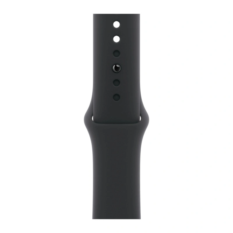 Apple Watch Series 10, 42 мм, серебристый алюминий, спортивный ремешок цвета "Black", S/M (MWWW3). Фото 3