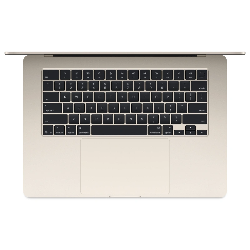 Apple MacBook Air 15" 2025 Сияющая звезда (MW1J3) (M4, 10-ядер CPU/10-ядер GPU, 16 ГБ, 256 ГБ SSD). Фото 2