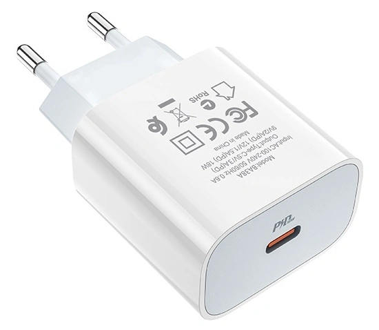 Сетевое зарядное устройство Borofone BA38A Plus Speedy PD20W charger. Фото 3