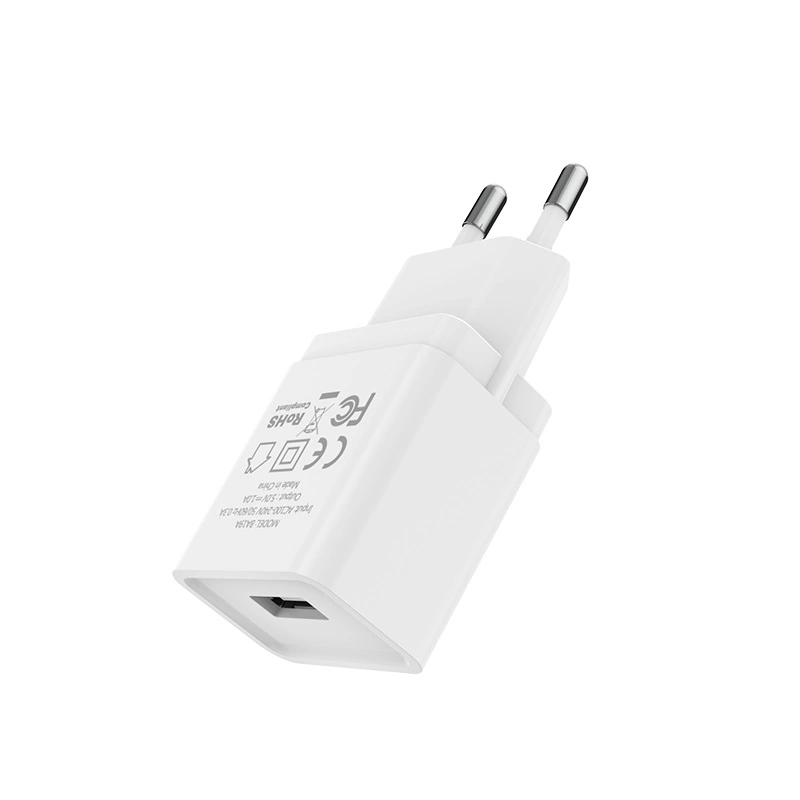 Сетевое зарядное устройство Borofone BA19A 5V/1A 1USB Nimble single port, Белое. Фото 2