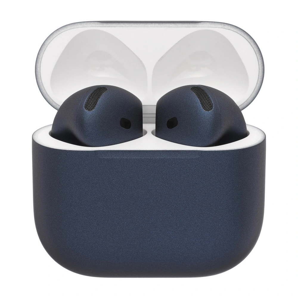 Беспроводные наушники Apple AirPods 4 ANC Color с шумоподавлением (Тёмно-синий матовый). Фото 1