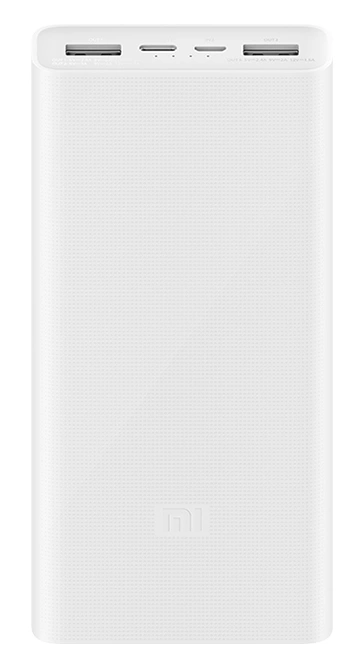 Внешний аккумулятор XiaoMi Mi Power Bank 3 USB-C 20000mAh (PLM18ZM). Фото 1