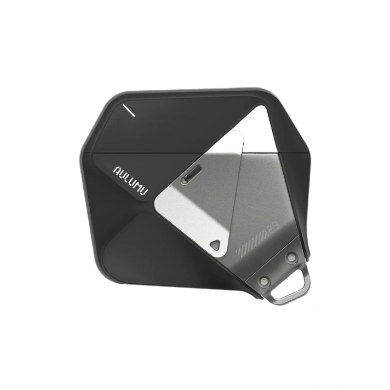 Чехол Aulumu A29 Geometric для AirPods 4, Black (UA-A29-BK). Фото 1