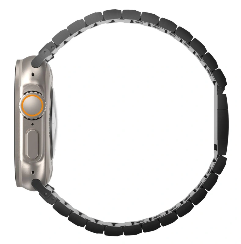 Ремешок Uniq для Apple Watch 44/45/46/49мм Strova MAG Strap Link Steel, Silver (49MM-STRVMSIL). Фото 2