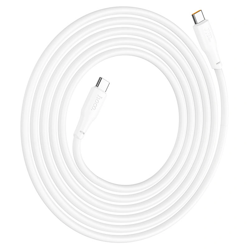 Кабель Hoco X93 Force 240W Type-C - Type-C 1м, Белый. Фото 5