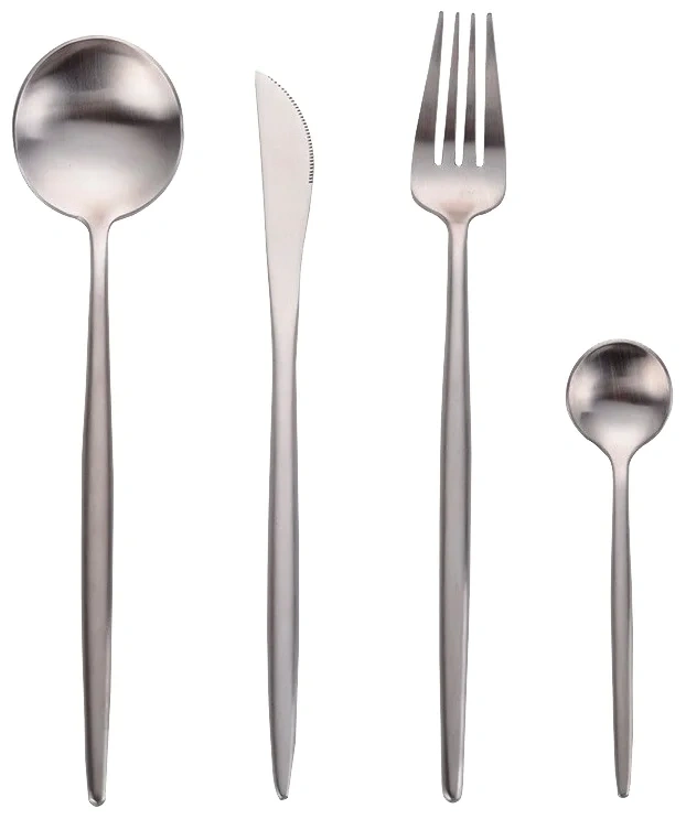 Набор столовых приборов Maison Maxx Stainless Steel Cutlery Set, Cеребристый (CYZ-001Y). Фото 1