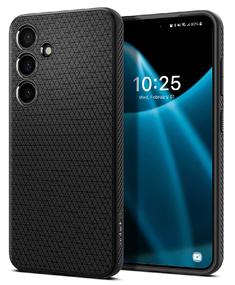 Накладка Spigen Liquid Air для Samsung Galaxy S24, Matte Black (ACS07347). Фото 1