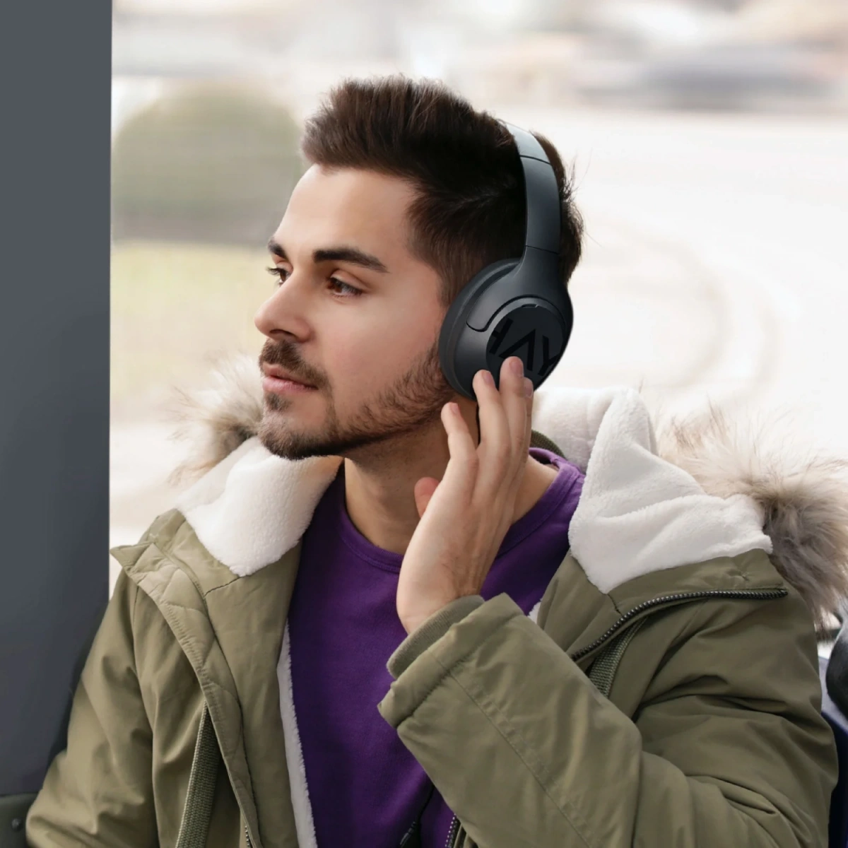 Беспроводные наушники Haylou S30 ANC, Blue. Фото 5