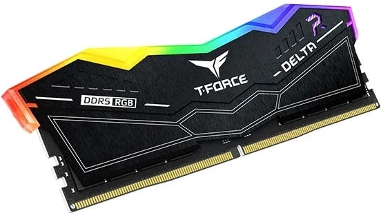 Оперативная память Team T-Force Delta RGB 32ГБ DDR5-6000 DIMM, CL38-38-38-78, Чёрный (FF3D532G6000HC38ADC01). Фото 4