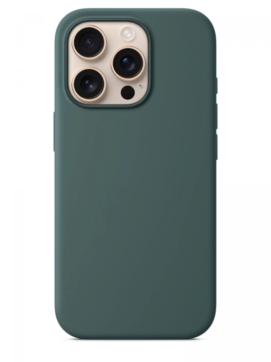 Накладка для iPhone 16 Pro Silicone Case With MagSafe, Lake Green. Фото 1